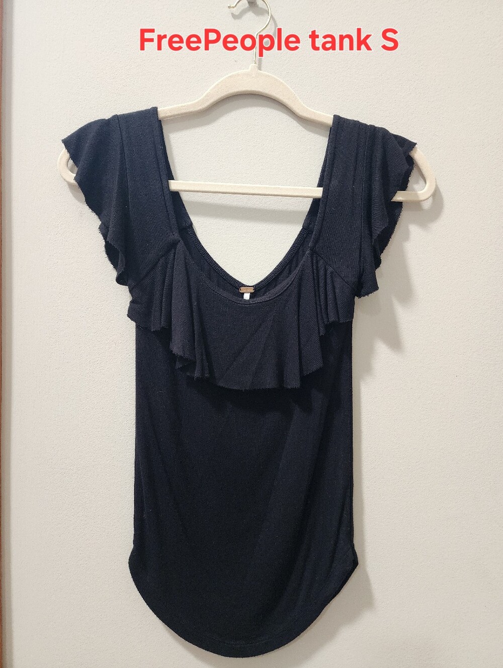 Free People Ruffle Sleeve Tank Top